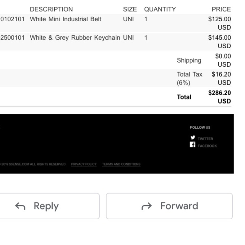 OFF WHITE BELT - 100% AUTHENTIC